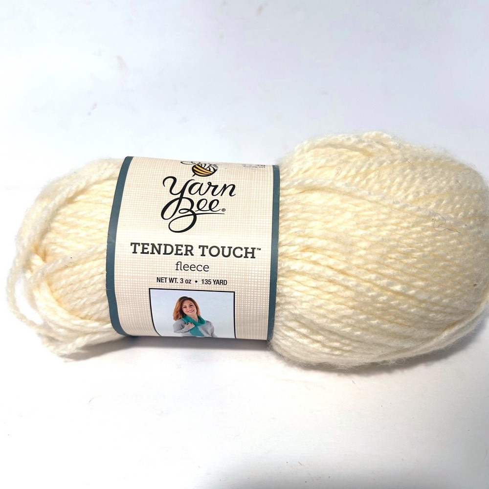 New Yarn Bee Tender Touch Fleece Yarn 3oz Fleece 115 Bulky Acrylic 135yd